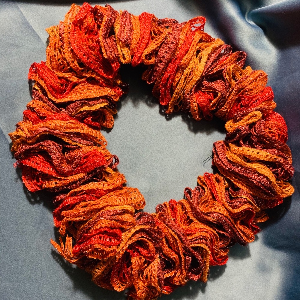 Ruffled scarf